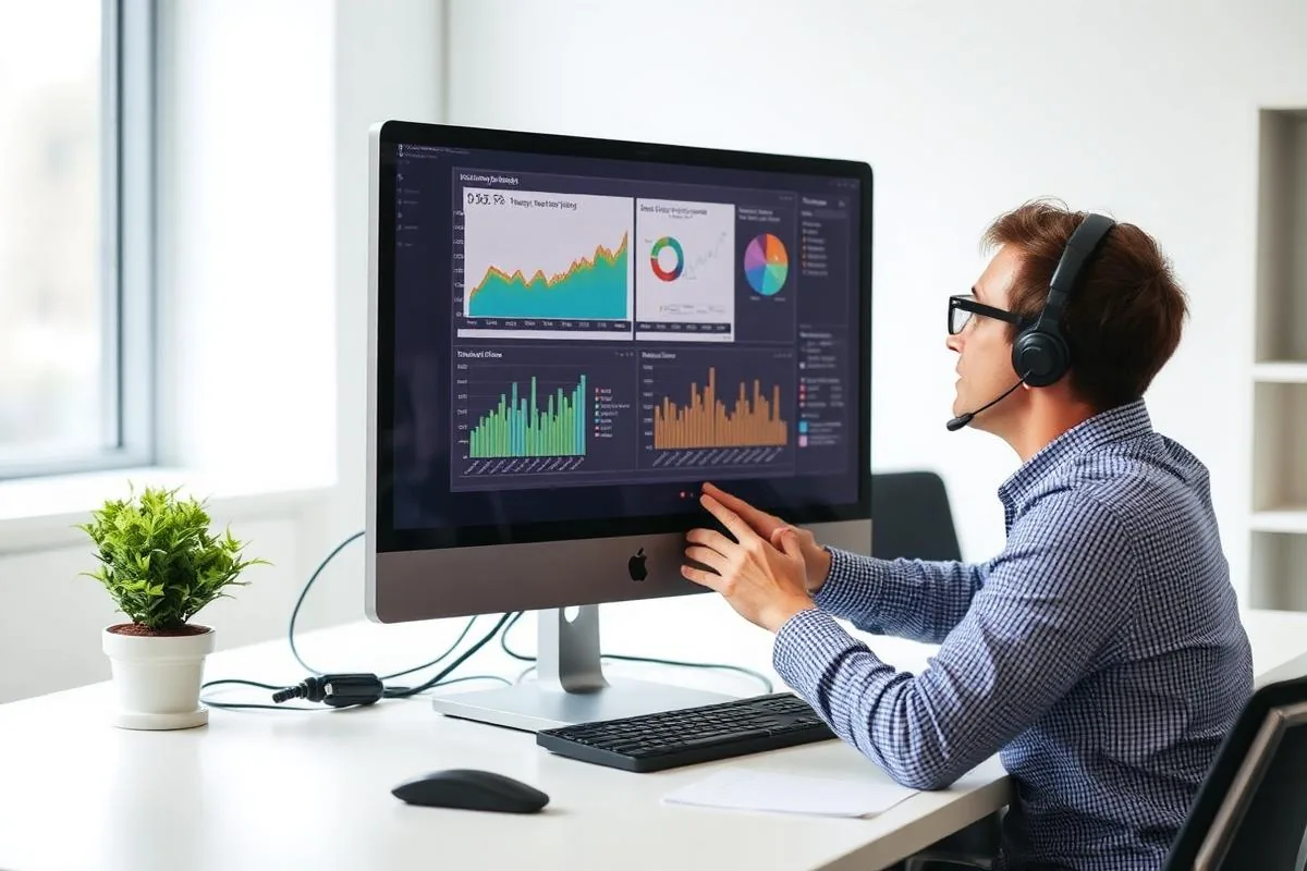 Painel com dados abertos de saúde exibido em computador
